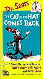 Dr. Seuss   The Cat in the Hat Comes Back VHS  
