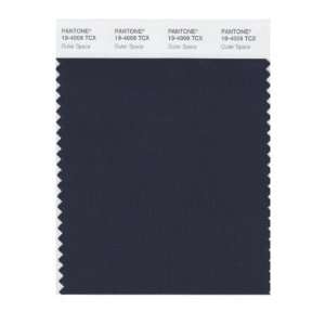  Pantone 19 4009 TCX Smart Color Swatch Card, Outer Space 