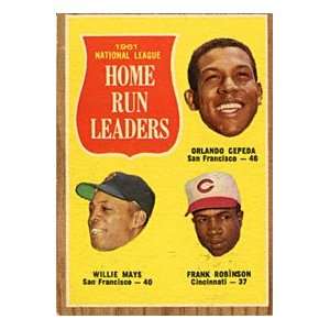  Orlando Cepeda, Willie Mays & Frank Robinson Unsigned 1962 