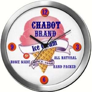  CHABOT 14 Inch Ice Cream Metal Clock Quartz Movement 