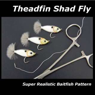 SUPER SHAD FLIES for fly fishing rods reels & lines  