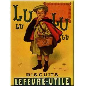    French Advertising Sign   Lu Lu Biscuit LuLu Cookie
