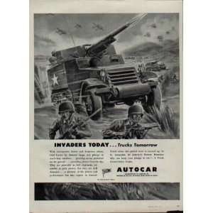   in the sky.  1943 Autocar War Bond Ad, A3763A. 