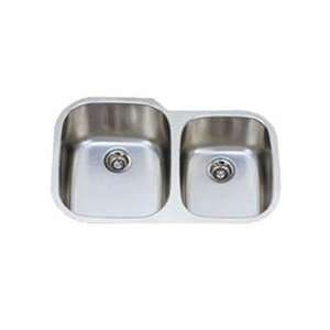  Empire Industries S 6 18 Gauge Stainless Steel Double Bowl 