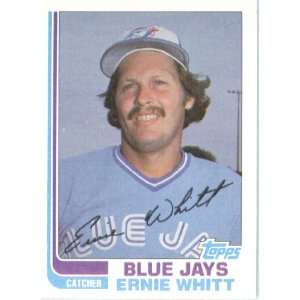  1982 Topps # 19 Ernie Whitt Toronto Blue Jays Baseball 