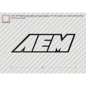  (2x) AEM   Sticker   Decal   Die Cut 