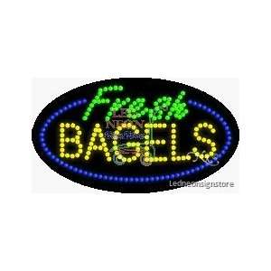  Fresh Bagels LED Business Sign 15 Tall x 27 Wide x 1 