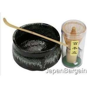 Japanese Matcha Tea Ceremony Set Bowl Whisk Chasen YH67  