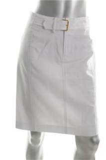 Lauren Ralph Lauren NEW White BHFO Pencil Skirt Sale 10  