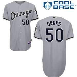  John Danks Chicago White Sox Authentic Road Cool Base 