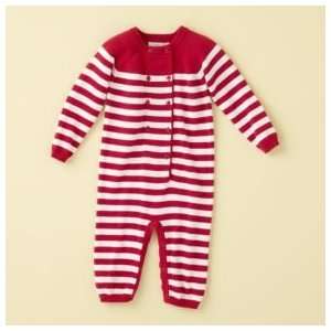  White & Red Angel Dear Coverall, 3   6 Re Wh Angel Dear Covreall Baby
