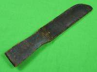 US WW2 Leather Sheath Scabbard for KABAR Fighting Knife  