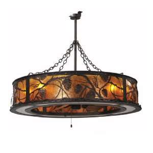  Meyda Tiffany 108443 Whispering Pines collection 44 Inch 8 