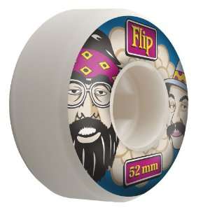  Flip 52mm Wheels Cheech and Chong White