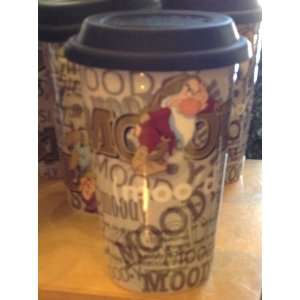  Disney Park Grumpy Covered Ceramic Mug Cup NEW Everything 