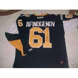  Maxim Afinogenov Autographed Jersey   Autographed NHL 