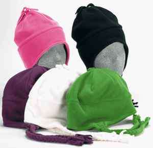Womens Super Soft Microfleece Helmet   Winter Hats  