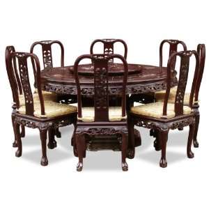  Table with 8 Chairs   Queen Anne Pearl Inlay Design Furniture & Decor