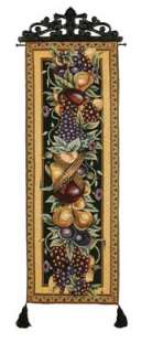 Tapestry Throw OLD WORLD ITALY ~ Grapes wine  