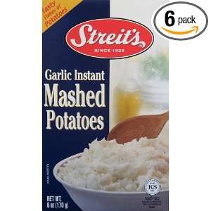 Streits Potato Mix, Instant Garlic Mashed, Passover, 6 Ounce (Pack of 