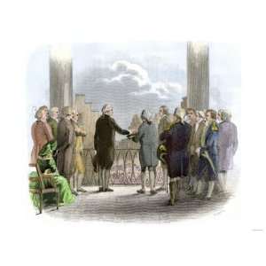 Inauguration of George Washington as First President of the U.S., 1789 