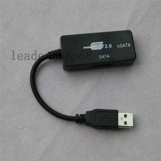   USB2.0 High Speed drive. The adapter supports 2.5” and 3.5