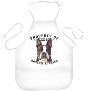  Boston Terrier BRINDLE Property Apron