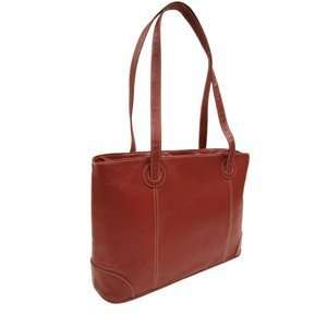  Piel Leather 2719 RD Large Working Laptop Business Tote 