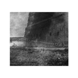   Front View of Ft. Pulaski, Civil War Giclee Poster Print, 32x24 Home