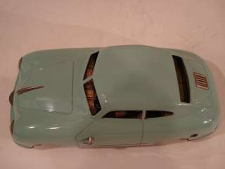   (Germany) Porsche 356 Coupe 119 Light Blue Green Tinplate/Wind Up
