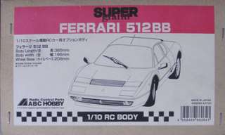 ABC Hobby Ferrari 512BB Body for M Chassis  