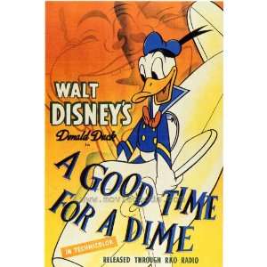   Dime Poster Movie 27x40 Clarence Nash 