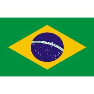 4 ft. x 6 ft. Brazil Flag for Parades & Display Patio 