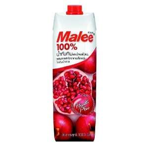 Malee 100% 1000ml Pomegranate Juice, Mixed Fruit Free 
