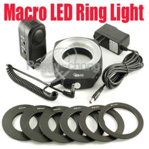 LED Macro Ring Flash Light For Canon EOS 500D 550D 450D  