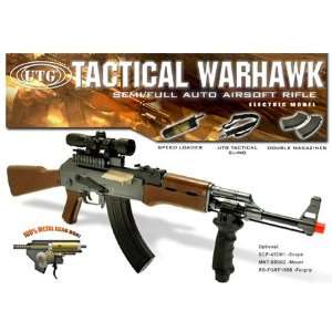   Electric Warhawk UTG AK 47 Rifle 280fps Airsoft Gun