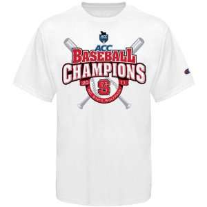   NCAA ACC Baseball Tournament Champions Locker Room T Shirt   White