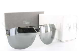 NEW Christian Dior 57th 05ISS Black / Mirror Sunglasses  