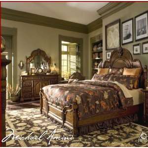   Queen Bedroom Set w/ Chest (6pc)   Aico 35012 37