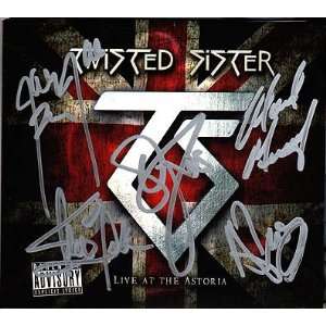Twisted Sister Autograph Signed CD & Flawless Video Proof