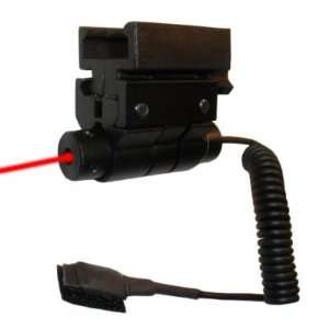 Aim Red Laser with Wire Pressure Switch and Laserlyte Rail Adapter for 