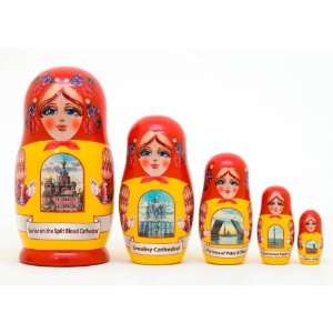  St. Petersburg Nesting Doll 5pc./6 Toys & Games