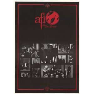  AFI   Sing the Sorrow   B/W Band Pics Collage 25x35 Poster 