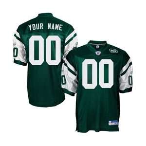 Reebok NFL Equipment New York Jets Green Authentic Customized Jersey