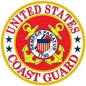   Coast Guard Logo Aluminum Sign Round 12, Uscg 1790 Semper Paratus