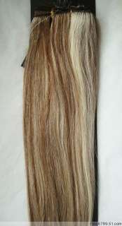 20 Human Hair Extensions Weft 100g Mixed #8/613  