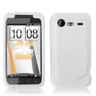 For HTC Incredible 2 6350 WHITE SILICON SKIN COVER CASE  