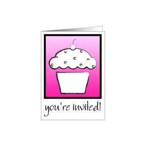  sweet sixteen invitations  grunge cupcake Card Toys 