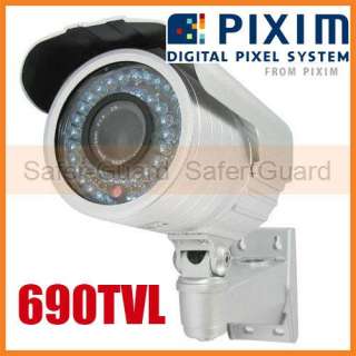 690TVL Ultra WDR Pixim HD Waterproof IR CCTV Camera OSD  