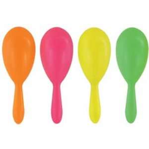  Neon Maracas (4 per package) Toys & Games